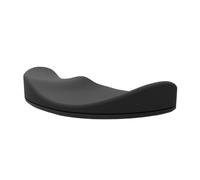 Alasum Silicone Mouse Wrist Mat with Lightweight Design and Creative Style Easy to Store Wrist Rest for Office and Desktop Use Black Colour