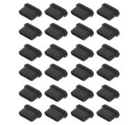 Alasum Silicone Type-c Dust Plugs Black Colour 40pcs Stylish Design Protects Your Phone and Extends Device Life for Phone Charging Port for Everyday Use