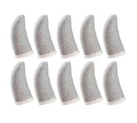 Alasum Silver Fiber Finger Sleeves and Full Compatibility Providing Comfortable and Breathable Protection 10 Pcs for Mobile Game Anti-sweat Function for Moving, Casting, Dragging