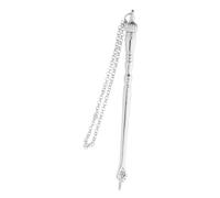 Alasum Silver Zinc Alloy Bible Reading Pointer Tool with Chain for Torah and Bible, Ergonomic Comfort and Versatile Use, for Church and Israel Judaica Events