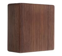 Alasum Single Challenge Coin Display Box Wood Holder for 1.6 Inch 1.8 Inch Medals and Tokens, Handcrafted Quality Elegant Coin Collection Box with UV Protection, Simple Storage