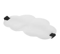 Alasum Sleep Eye Mask Sleeping Mask Breathable Chinlon Cloth Memory Foam Beige Adjustable Double-Layer for Take a Nap Students Office Worker