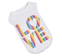 Alasum Small Dog Pullover Shirt for Puppies and Kittens, Lightweight Cotton Sleeveless Pet Apparel, Easy to Put and Take, for Outdoor Activities and Spring Season