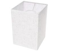 Alasum Small Linen Lamp Shade Rectangular Replacement Clip on Cover for Bedroom Table and Floor Lamps Beige 14X14X20Cm