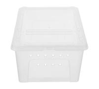 Alasum Spider Terrarium Reptile Habitat Box Portable Plastic Container Secure Lid for Scorpion Gecko and Other Small Exotic Pets Designed for Juvenile Animals