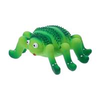 Alasum Squeaky Green Latex Dog for Puppies and Small Dogs, Ladybug Shape Chew for Teething and Interactive Play, Mini Pet for Puppy Dental Care and Fun