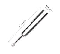 Alasum Stainless Steel A Tuning Fork for Violin Cello Guitar Instrument Tuner Fixed Tone Tool with Two Prongs for Accurate String Tuning at Home Travel Random Color