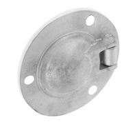 Alasum Stainless Steel round Flush Pull Ring Handle for Boat Deck Hatch | 5x5x1.2cm Size, Silver Finish, Marine Use for Yachts and Locker Access