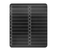 Alasum Stainless Steel Seed Phrase Metal Plate for Secure Seed Phrase Storage, Dual Side 1-24 Word Design, Black Metal Backup for Cryptocurrencies and Cold Storage
