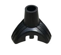 Alasum Sturdy Non-Skid and Flexible Replacement Ends Rubber 19mm Walking Stick Tips Black Triangle Principle Design for Canes, Crutches, and Hiking Poles