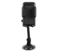 Alasum Suction Cup Phone Holder for Dashboard, Black Plastic Mount