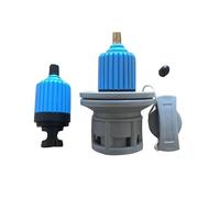 Alasum Sup Pump Adaptor Air Pump Adapter for Inflatable Paddle Board and Boat to Standard Valve Rubber and Copper Material Inflate to Recommended Psi Blue Colour