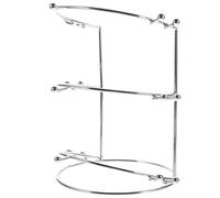 Alasum Three-tier Metal Crown Hair Rack Headband Holder Organizer for Dressing Table, Silver Desktop Crown Display Stand to Organize Hairbands and Display Headpieces for Women and Mothers