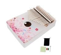 Alasum Thumb Piano Kalimba Finger Piano Portable Music Instrument for Home Use Pink Design for Beginners and Boys and Girls