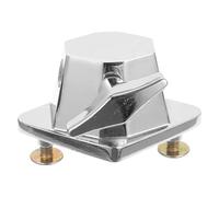 Alasum Tom Drum Rack Support Bracket 2.71x2.52x1.93in Silver Plated Iron Drum Hardware Convenient to Install Resistant to Deformation
