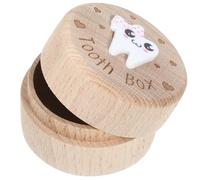 Alasum Tooth and Storing Multiple Teeth with Large Capacity Wooden Keepsake Box and Intricate Carved Design for Preserving Childhood Memories Gift for Parents