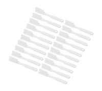 Alasum Toothbrushes Care 20pcs Flat with Brush Small Prison and Sturdy Handle, White Mini Toothbrushes for Suitable Daily Oral Inmates Environments