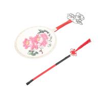 Alasum Traditional Jingxi Hand Drum Sheepskin Percussion Instrument with Stick for Performances Parties and Celebrations Durable and Easy to Learn