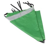 Alasum Trampoline Shade Canopy Sunshade Cover, Oxford Cloth Blue Sun Protection Cover Open View Design, Easy Storage, for Trampoline, Backyard Camping