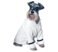 Alasum Ultra Soft Hooded Dog Bathrobe for Pet Bathing and Winter Use, Warm Cotton Material with Easy to Clean Design, Super Absorbent and Snuggly Warm Robe for Dogs and Cats