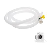 Alasum Universal Extension Drain Hose for Washing Machine and Air Conditioning Unit with Sturdy Pe and Abs Material, 15-20mm Connector and Stainless Steel Clamp, for Air Con Random Color