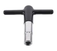 Alasum Universal Metal Drum Key with T-handle and Black Silicone Cover Drum Tuning Wrench Suitable for Beginners and Professionals