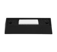 Alasum Vintage European-Style Door Chime Button with Self-resetting Function and Wall Hanging Design, Sturdy Black Plastic Push Button for Hallways and Entrance Areas, Easy Install Wired