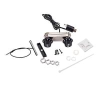 Alasum Violin Pickup with Metal and Plastic Construction with Tone Volume Knob Piezo Transducer Bridge Set to Amplify Sound for Electric Violin and Instrument for Music Playing