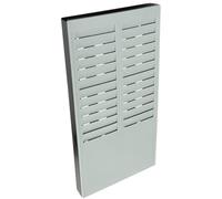 Alasum Wall Mounted Time Cards Holder Rack for Office Attendance with 24 Slots Plastic Storage Organizer, Convenient and Safe Design Suitable for Employee Entrance and Examination Room