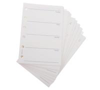 Alasum Weekly Planner Refills for 6-ring Binders for School and Routine Planning Bleed-resistant Material A7 200pcs with 6-hole Punched Paper, 120gsm Double-sided Inserts