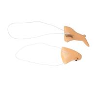 Alasum Witch Nose and Chin Costume Accessory Halloween with Adjustable and Comfortable Fit Vinyl Material for Women for Cosplay and Carnival Party Masquerade