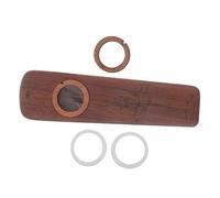 Alasum Wood Kazoo Easy to Learn Kazoo Instrument Portable Strong Resonance Simple Structure Suitable for Guitar Ukulele for Young and Old People