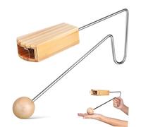 Alasum Wood Percussion Vibraslap Instrument Portable Musical Instrument for Adults Unique Resonant Sound Easy to Play Beginner Friendly Sleek Design
