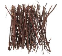 Alasum Wood Twig Stick Decorative Wood Stick Brown Branches Simple Nature Appearance Handcraft Decorations for Christmas School Handicraft Projects