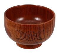 Alasum Wooden Altar Decor Bowl with Pentacle and Triple Moon Pattern, Versatile Ritual Tool and Candle Holder for Ceremonies and Home Use, Unique Brown Design for Enchanting Atmosphere