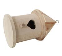 Alasum Wooden Bird Nesting Cage for Love Birds Beige Wood Material Provides A Warm Home Suitable for Indoor Decoration and Home Use