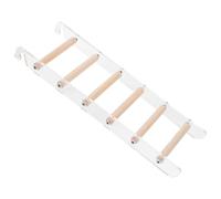 Alasum Wooden Bird Step Ladder for Birds and Hamsters, Space-saving and Safe Pet Climbing Suitable for Birdcages and Small Animal Habitats