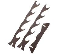 Alasum Wooden Drumstick Display Holder Stand 5-layer Drumstick Organizer Large Size Multi-tier Drum Wand Storage Rack for Musicians and Studio Use