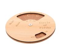 Alasum Wooden Guitar Chord Progression Trainer Circle of Fifths Wheel for Beginner Players Chord Practice Tool Assisted Learning Aid