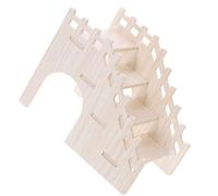 Alasum Wooden Hamster Climbing Ladder for Small Pets, Natural Chewable Cage with Multi-step Rungs, Suitable for Hamsters, Guinea Pigs, and Small Rodents Habitat Decoration