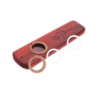 Alasum Wooden Kazoo Musical Enlightenment Prop Musical Instrument for Guitar and Ukulele Portable Design and Gift Reliable Beginner Kazoo Partner