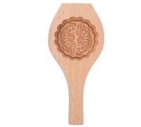 Alasum Wooden Mooncake Mold Beautiful Pattern Design and Easy to Release Feature, for Holiday Baking and Making Traditional Chinese Moon Cakes