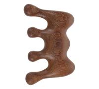 Alasum Wooden Multi-functional Trigger Point Massager with Wide Teeth Scalp Massage Comb for Hair Growth and Gua Sha Therapy Suitable for Home and Office Use