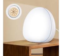Alatinlamp SAD Light, UV-Free 2000-10000 Lux SAD Lamp with 3 Color Temperature, Adjustable Brightness, Full Spectrum SAD Therapy Lamp for Seasonal Winter Mood Changes (Medium, Round)