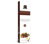 Alaukik Chocolate Incense Sticks - 3 Pack Set (50g Each) with JRose Burner | Rich Cocoa Fragrance | Made in India | Relaxation, Home Fragrance, Meditation, Yoga