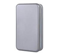 alavisxf xx CD Case Hard, 96 Capacity Plastic Portable Travel CD Case Zipper DVD Case Holder Disc Car Storage Wallet Bag (96 Capacity, Grey)