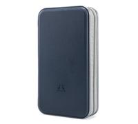 alavisxf xx CD Case Hard, 96 Capacity Plastic Portable Travel CD Case Zipper DVD Case Holder Disc Car Storage Wallet Bag (Dark Blue, 96 Capacity)