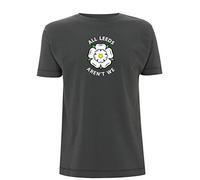 ALAW T Shirt All Leeds aren't We United UTD Yorkshire Rose Football Terraces (XX Large, Grey)