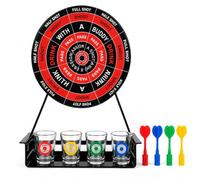 ALAYSTAR Magnetic Dart Drinking Game Set with Shot Glasses for 2-4 Players | 2-4 Players, Includes Shot Glasses, Magnetic Darts, Party Game