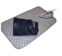 ALAYSTAR Premium Portable Ironing Mat- Durable Pad Mat Travel Ironing Blanket Reflects Heat- Coated With Titanium- Ideal For Small Flats Or Travelling- Get Rid Of Huge Ironing Boards